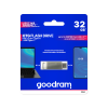 Pendrive Goodram USB + USB C 32GB srebrny